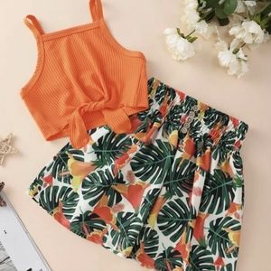 Cute summer skirt and top set